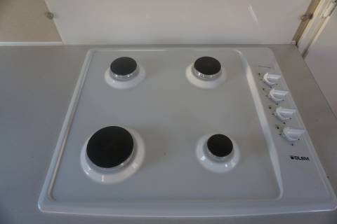 Plaque de cuisson gaz du mobil home neuf 2 chambres IRM Azal&eacute;e 2021