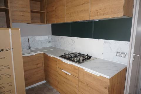 Cuisine du mobil home neuf 2022 2 chambres O'Hara 844