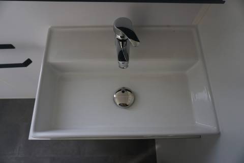 Meuble vasque du mobil home neuf 2 chambres TRIGANO Evo 35 2022