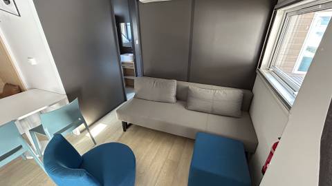 Salon du mobil home LOUISIANE Taos F5 2022 - 2 chambres