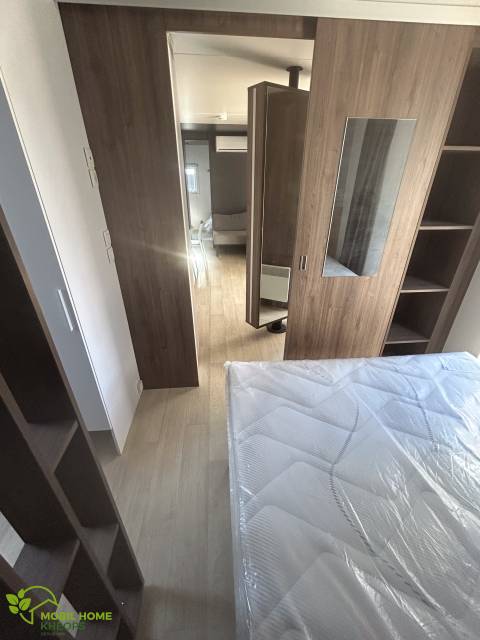 Chambre parentale du mobil home LOUISIANE Taos F5 2022 - 2 chambres