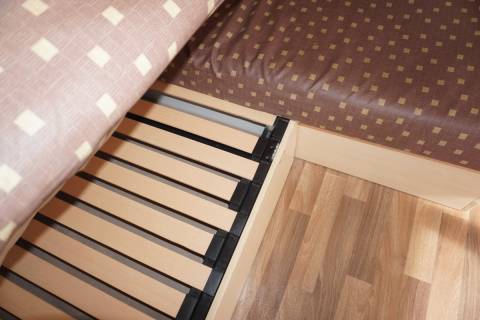 Banquette convertible du mobil home occasion 2 chambres IRM Riviera 2007