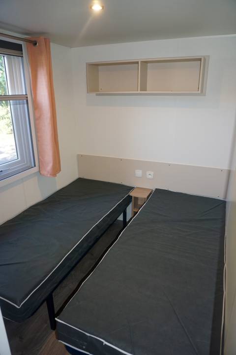 Chambre double du mobil home résidentiel IRM Luminosa 2019 - 3 chambres
