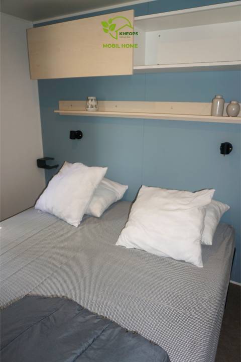 Chambre du mobil home IRM Super Mercure Riviera 2020 - 2 chambres