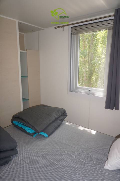 Chambre parents du mobil home IRM Super Mercure Riviera 2020 - 2 chambres