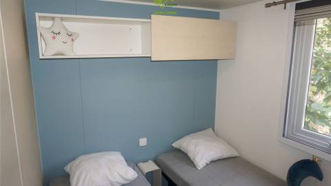 Chambre double du mobil home IRM Super Mercure Riviera 2020 - 2 chambres