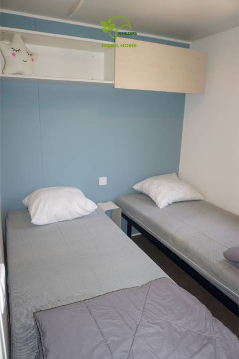 Chambre double du mobil home IRM Super Mercure Riviera 2020 - 2 chambres