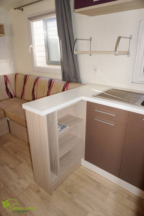 Cuisine du mobil home LOUISIANE Tamaris 2012 - 3 chambres