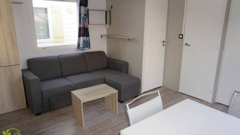 Salon du mobil home LOUISIANE Grand Large 2018 - 2 chambres