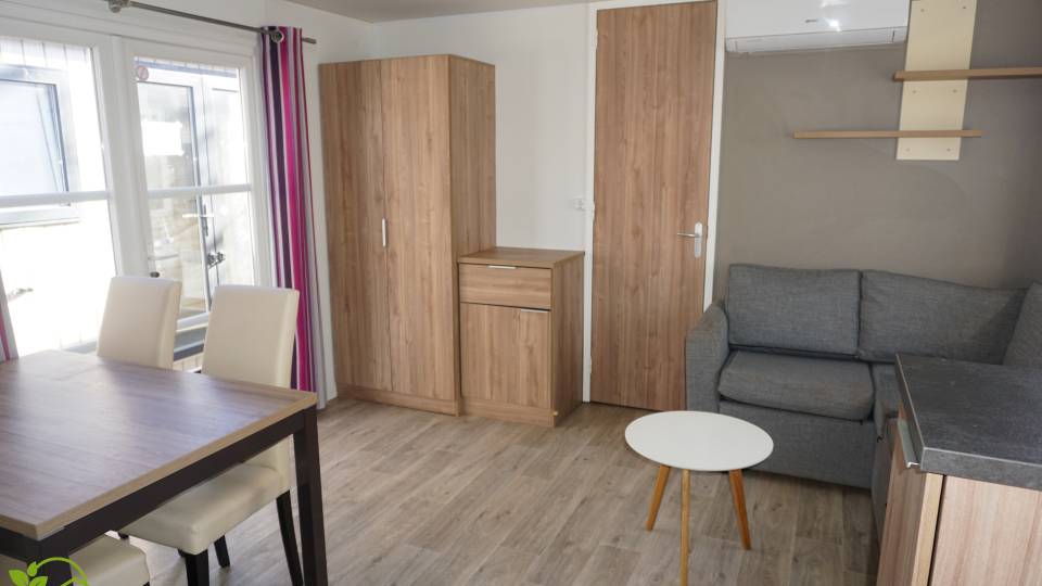 Intérieur du mobil home RAPID'HOME Elite 2018 - 2 chambres