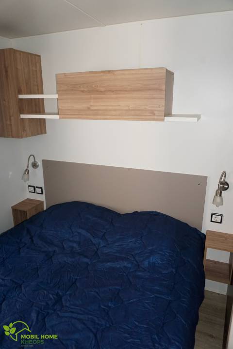 Chambre parentale du mobil home RAPID'HOME Elite 2018 - 2 chambres