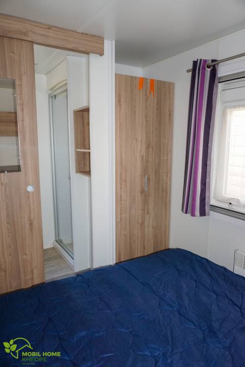 Chambre parentale du mobil home RAPID'HOME Elite 2018 - 2 chambres