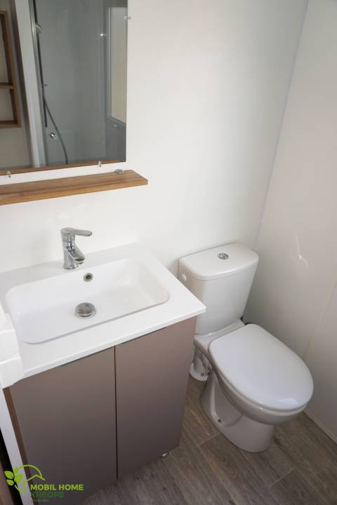 Salle de bain du mobil home RAPID'HOME Elite 2018 - 2 chambres