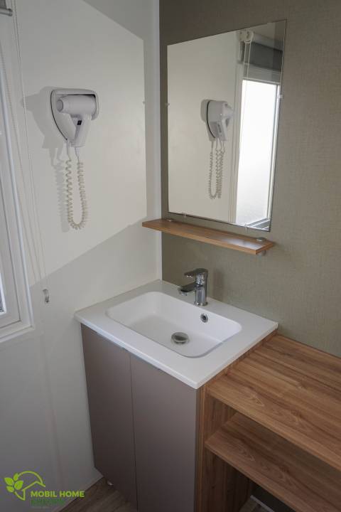 Salle de bain du mobil home RAPID'HOME Elite 2018 - 2 chambres