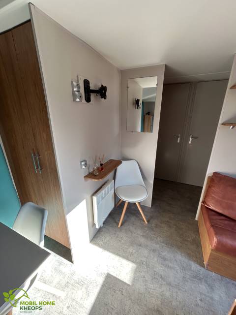 Intérieur du mobil home IRM HABITAT Violette 2024 - 3 chambres