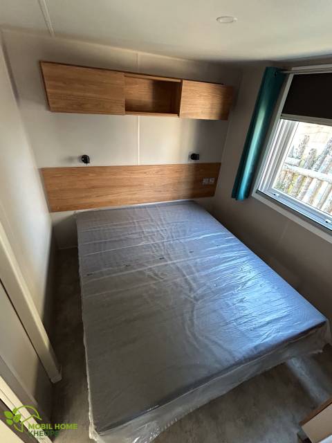 Chambre parentale du mobil home IRM HABITAT Violette 2024 - 3 chambres