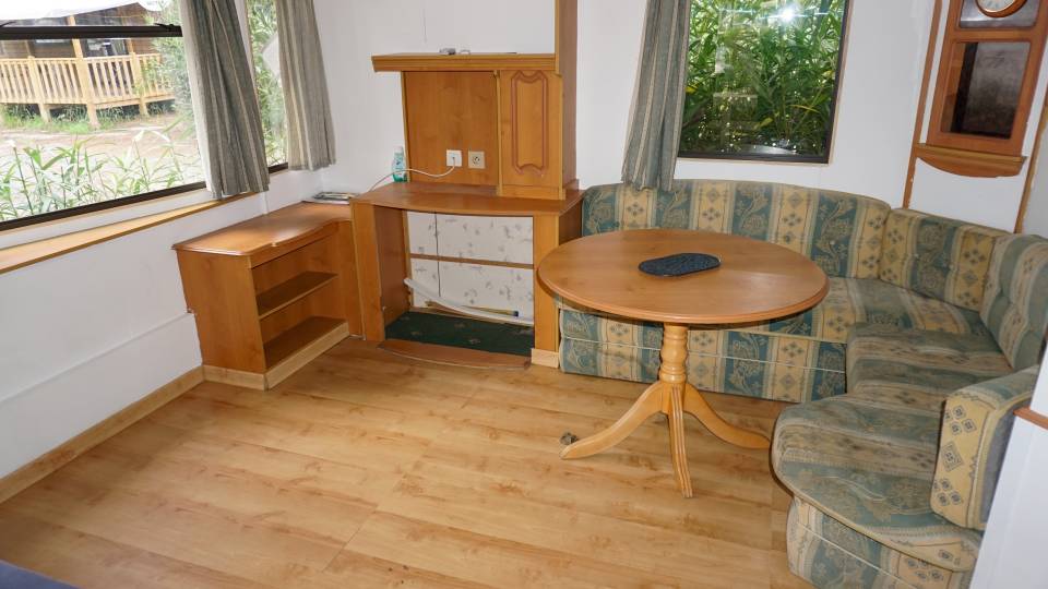 Salon du mobil home ABI Montrose 2003 - 2 chambres