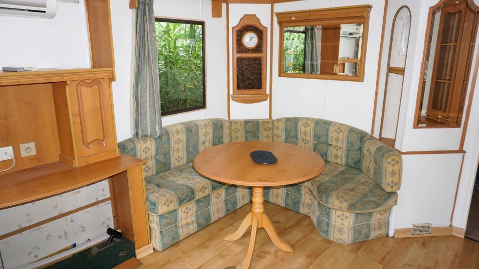 Salon du mobil home ABI Montrose 2003 - 2 chambres