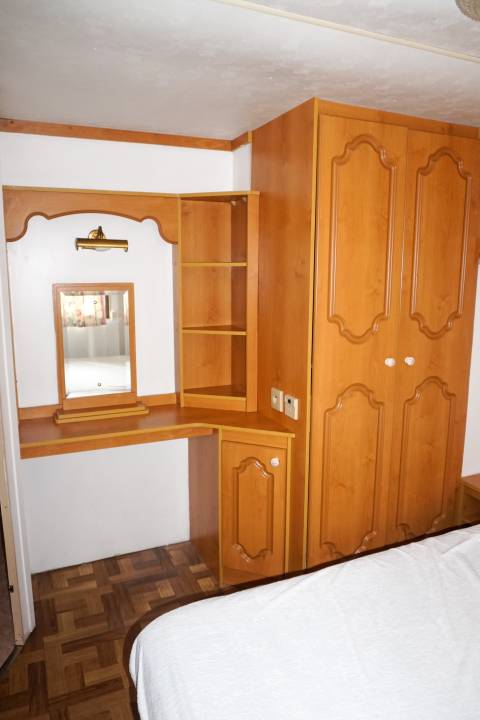 Chambre parents du mobil home ABI Montrose 2003 - 2 chambres