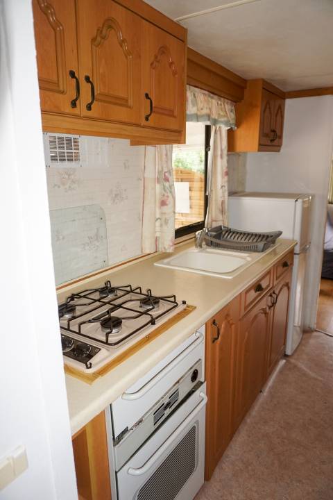 Cuisine du mobil home ABI Montrose 2003 - 2 chambres