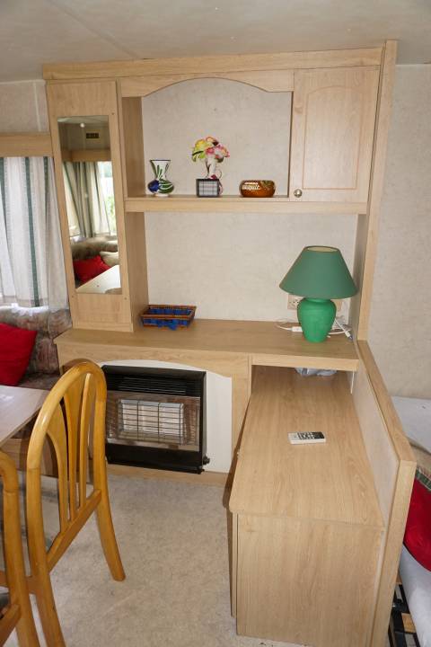 Salon panoramique du mobil home BK BLUEBIRD Conquest 2003 - 3 chambres