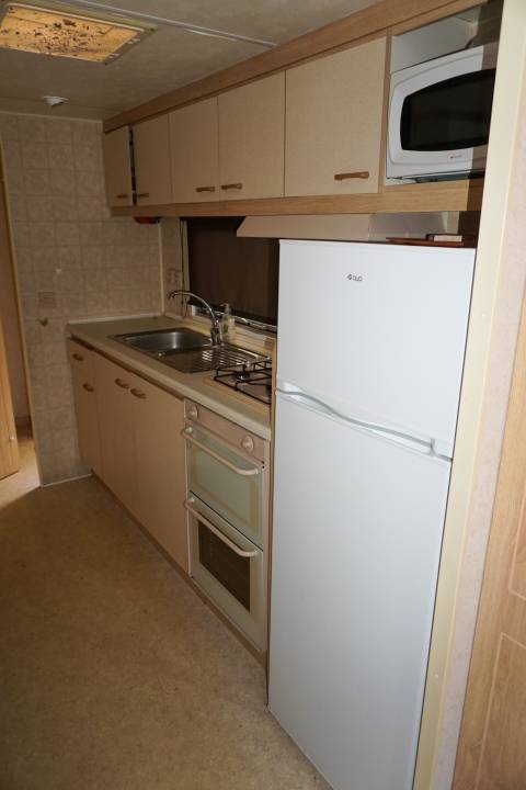 Cuisine du mobil home BK BLUEBIRD Conquest 2003 - 3 chambres