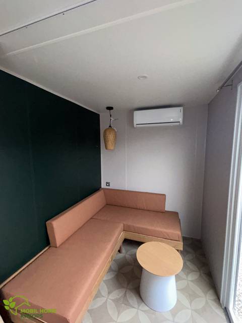 Salon du mobil home O'HARA 804 2022 - 2 chambres