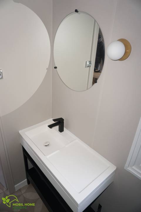 Meuble vasque simple du mobil home O'HARA 844 2022 2 chambres